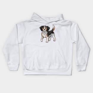 Dog - Queen Elizabeth Pocket Beagle - Blue Tick Kids Hoodie